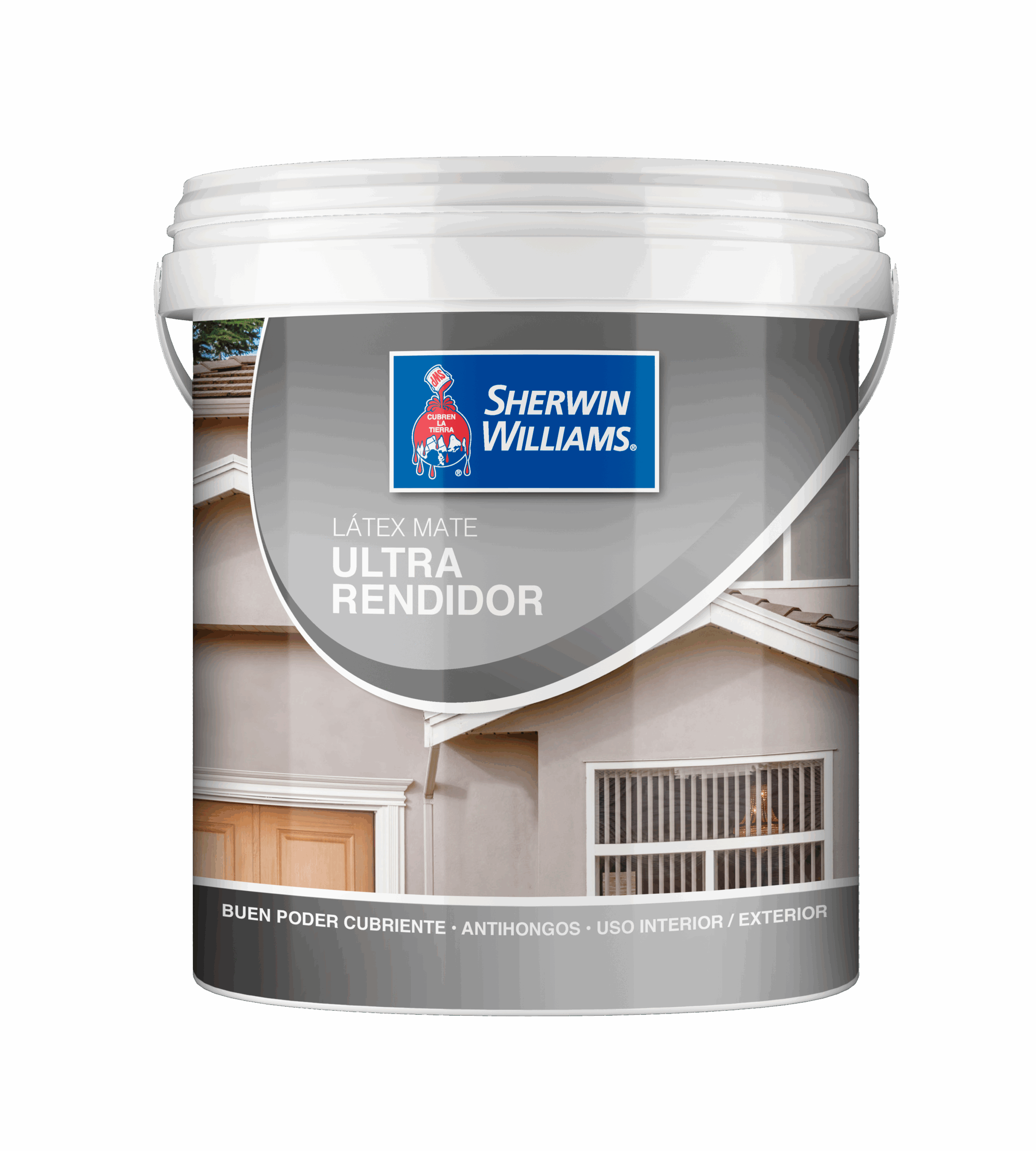 Latex Mate Galon Blanco Base Ultra Rendidor Sherwin Williams