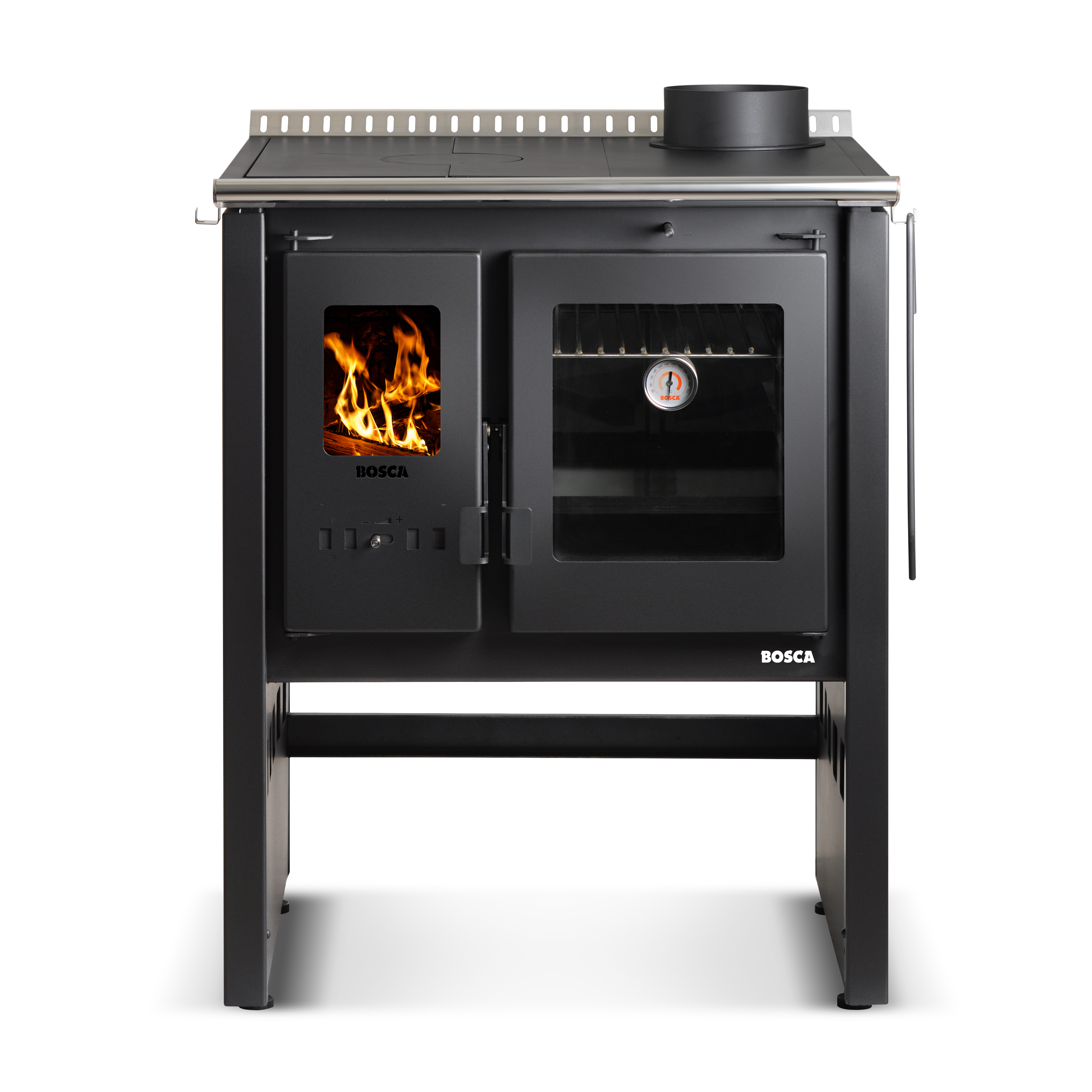 Cocina A Leña Ares 70 Charcoal Bosca