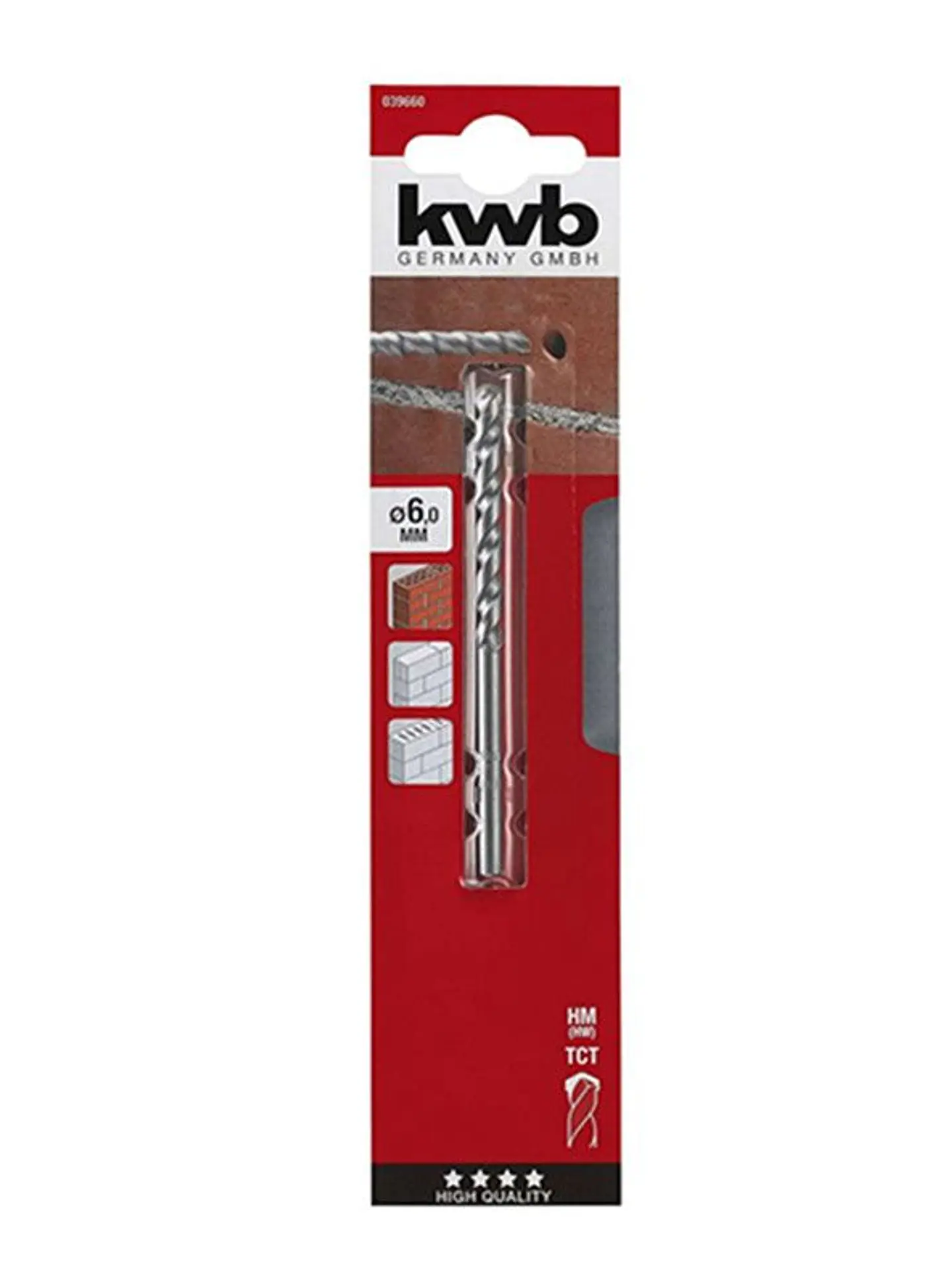 Broca Para Concreto- Piedra 6Mm Kwb