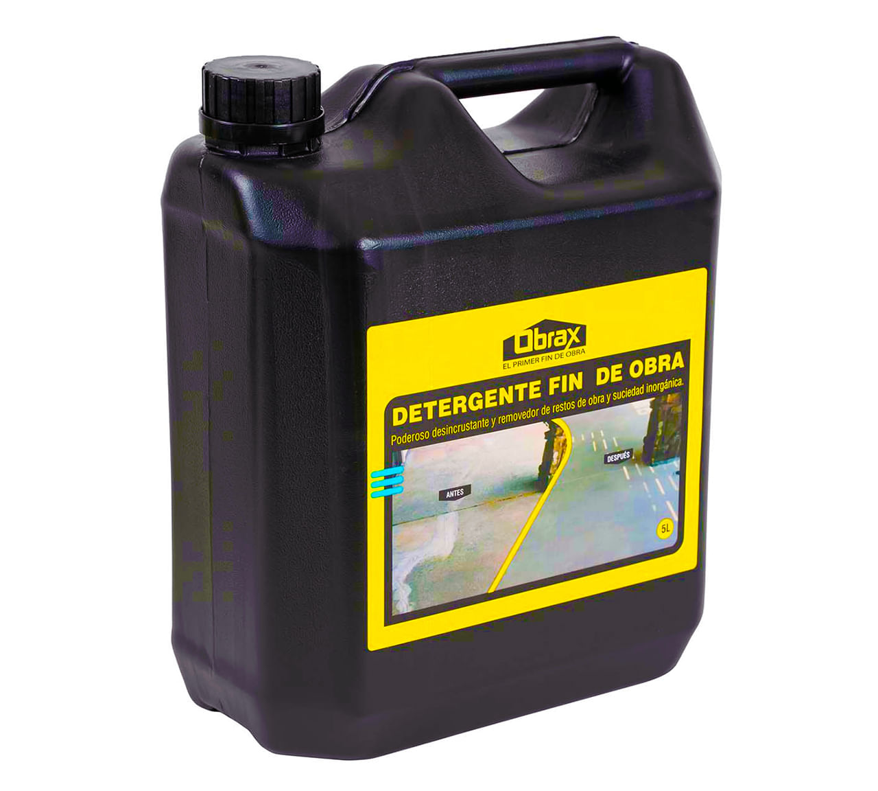 Detergente Removedor 5 Litros Fin De Obra Obrax