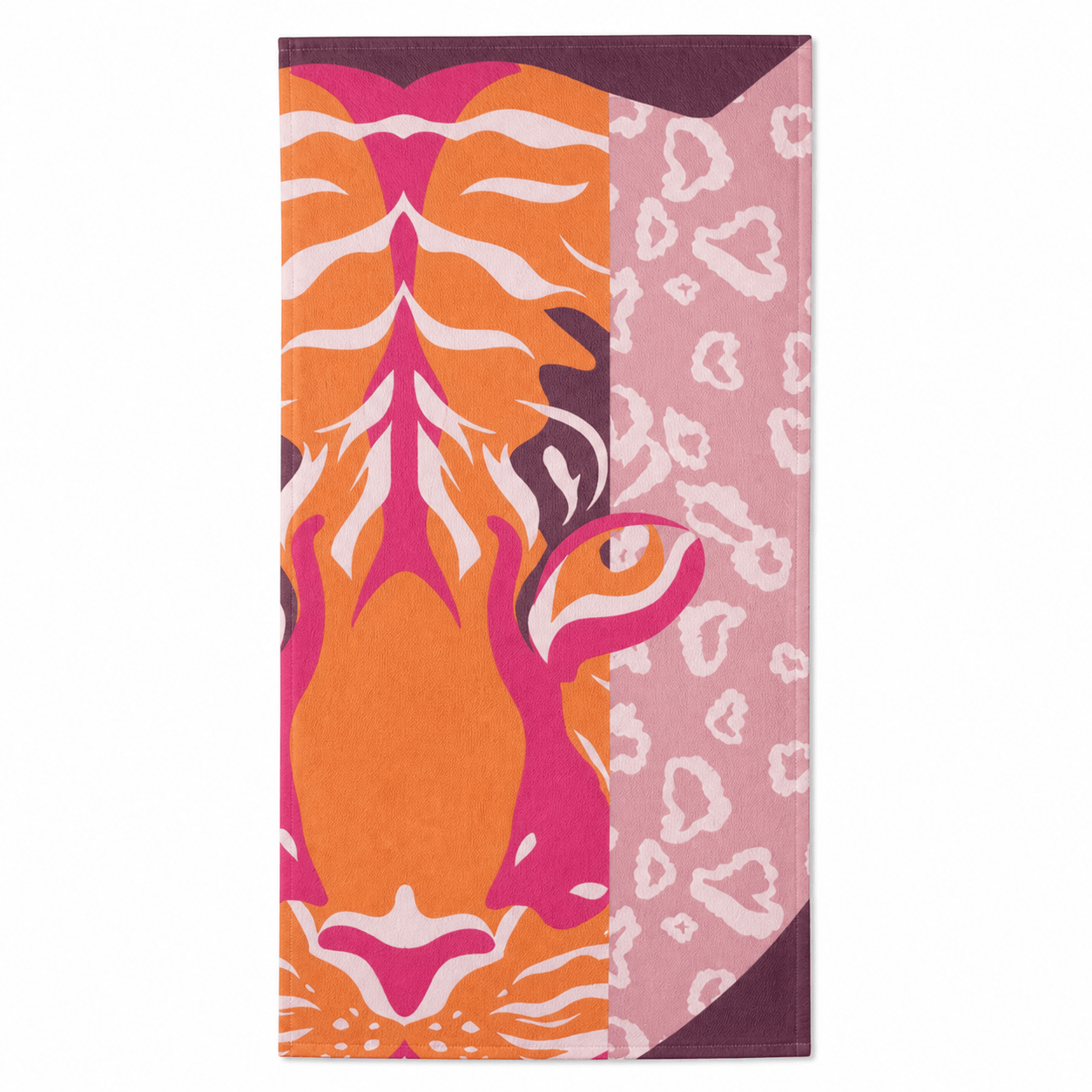 Toalla 70X150Cm Algodon Velour Estampado Leo Mashini