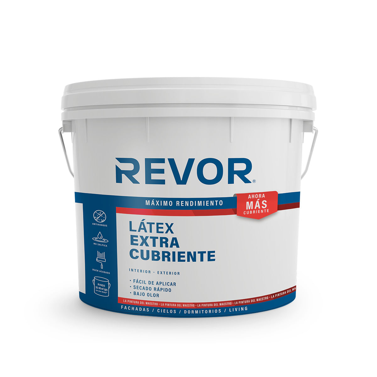 Latex Extracubriente Tineta Blanco Revor